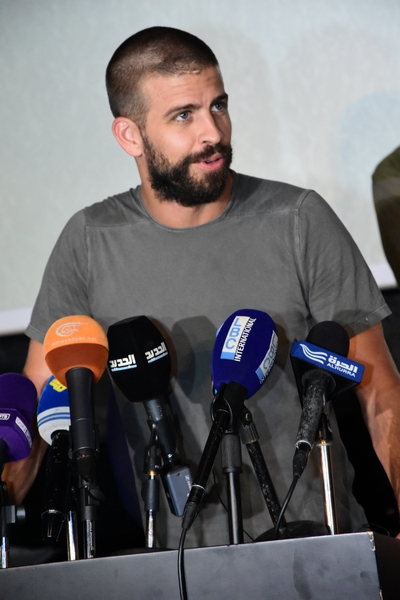 Gerard Pique,Sergio Busquets & Jordi Alba at CCBe